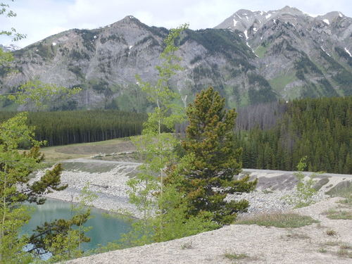 GDMBR: The Dam of [Lower] Spray Lake.