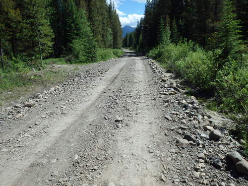 GDMBR: Around mile 70, the road started going to heck.