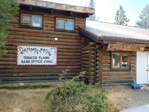 GDMBR: Tobacco Plains Office and Hall (Kootenay Nation).
