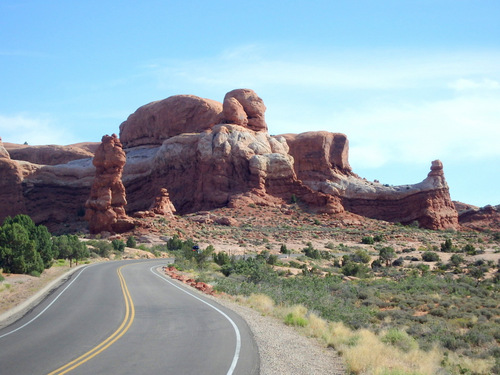 The Sphynx, Arches NP, UT, by Tandem Bicycle.