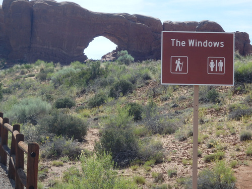 The Windows, Arches NP, UT, by Tandem Bicycle.