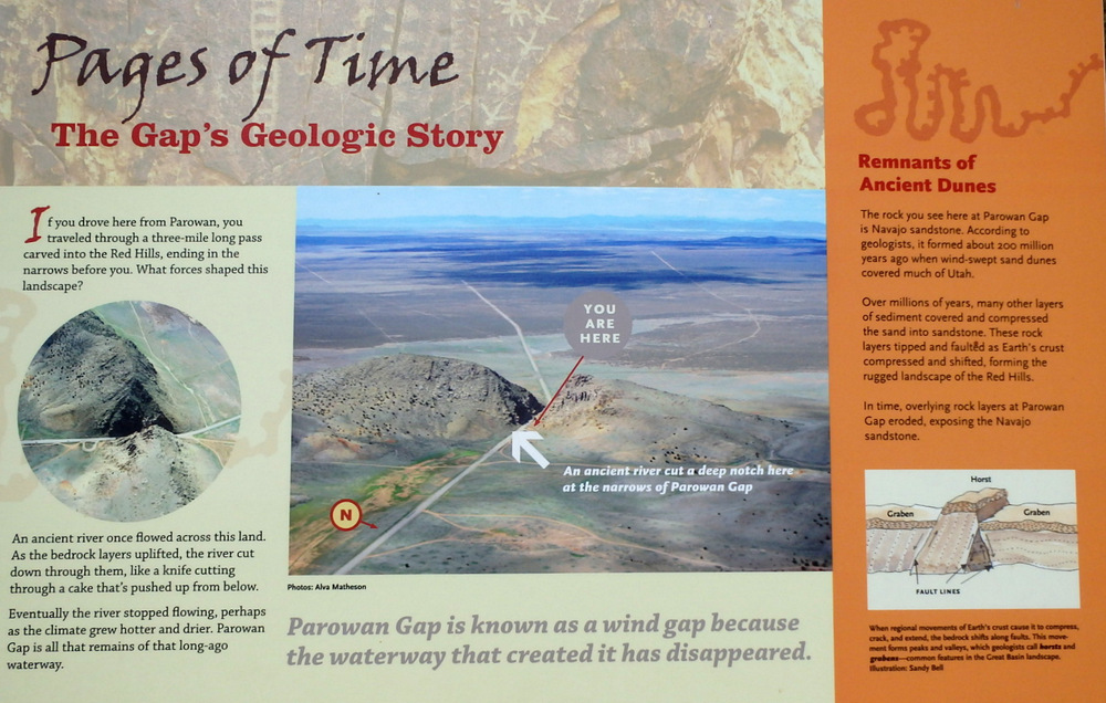 The Parowan Gap Geological Story - You are here.