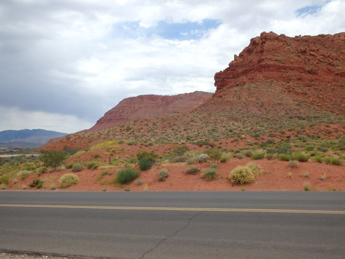 A view of the last Snow Canyon geological feature.