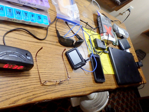 Our nightly charging station for all of our electronics.
