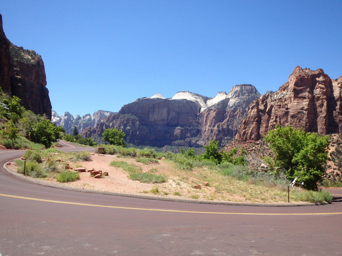 We were now in the Zion Mountain Switchbacks.