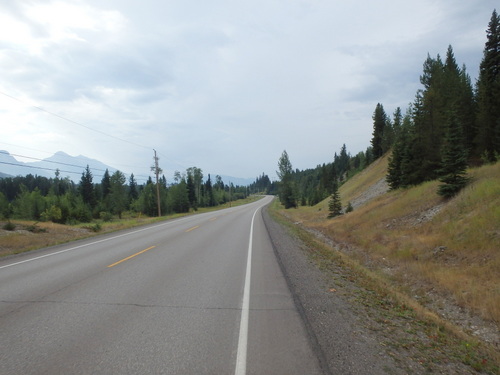 GDMBR: Southbound on BC Hwy 43, Canada.