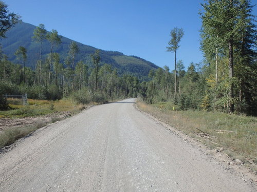GDMBR: Heading West on the Lodgepole River Road.
