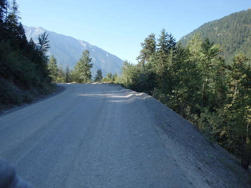GDMBR: Climbing again in Lodgepole River Road.