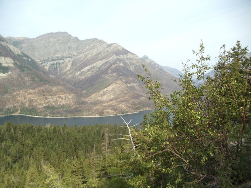 A view of Middle Waterton Lake.