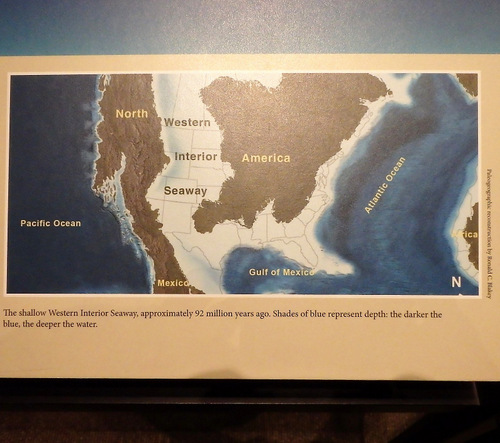 How the North American portion of world looked 92 million years ago.