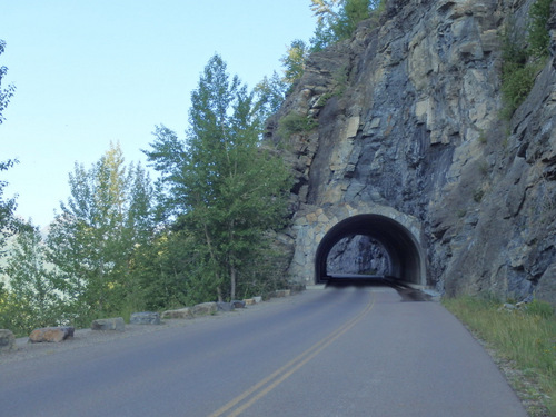 The Tunnel on Going to the Sun Road.