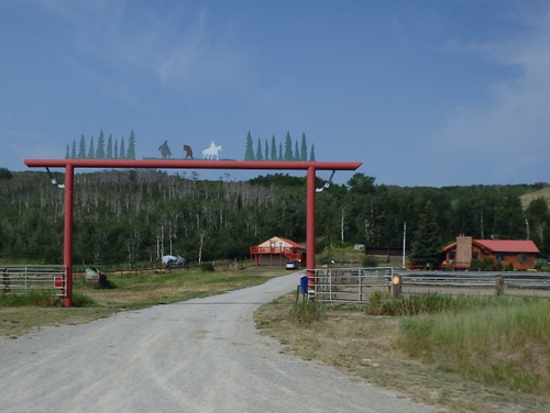 An interesting Ranch Gate-Archway.