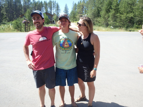 Our Fantastic Backroads Bike Tour Guides (L-R): Hendrik, Jimmy, and Celeste.