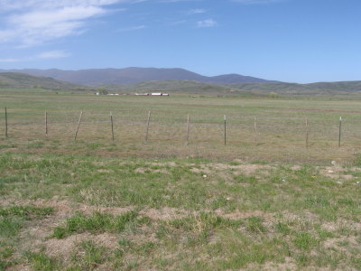 View to the southwest from the intersections of CR 3 and CR 33.