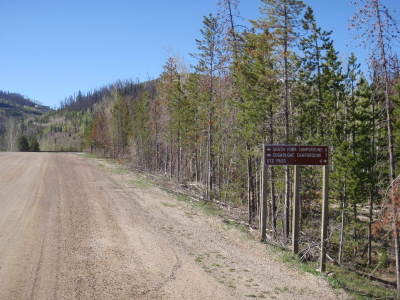 Ute Pass - 4 Miles.