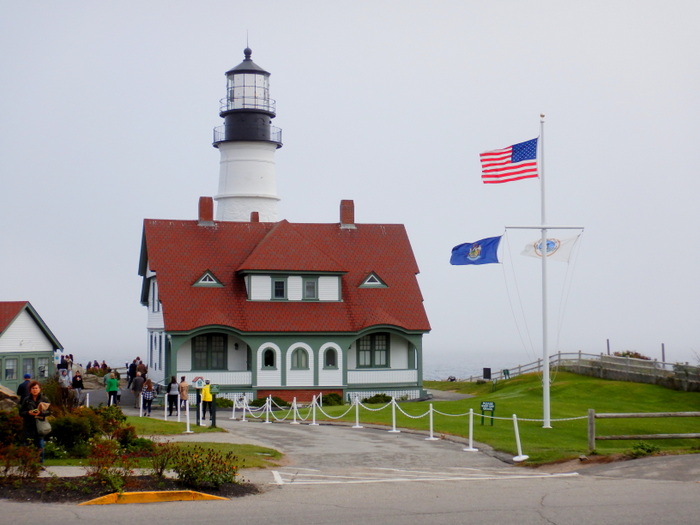 Portland Head Lighthouse at Ft Williams Park, Maine.