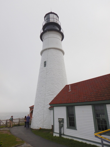 Portland Head Lighthouse at Ft Williams Park, Maine.