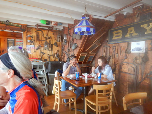 Crab Shack inside view.