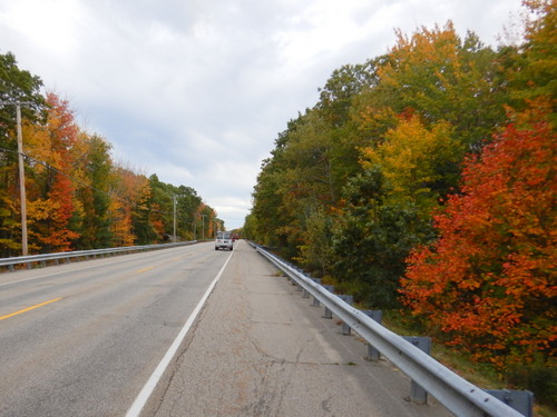 Southbound in Maine.
