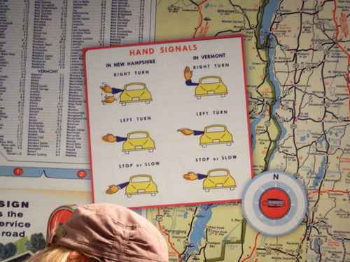 A close-up picture of various Vermont and New Hampshire Hand Signals.