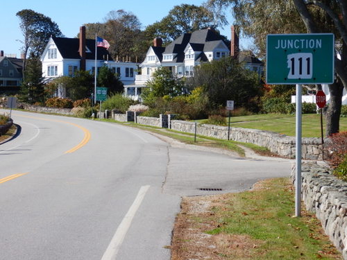 The New Hampshire highway sign looks to have a profile of Lincoln.