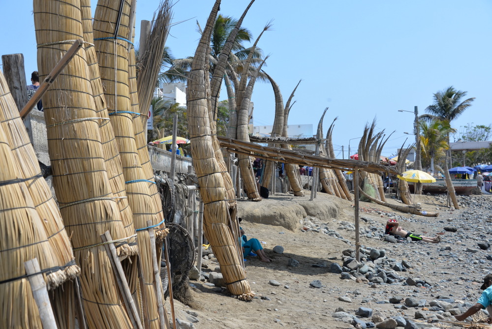 Caballitos de Totora, a 3000 Year Old Traditional Native Reed Boat Design.