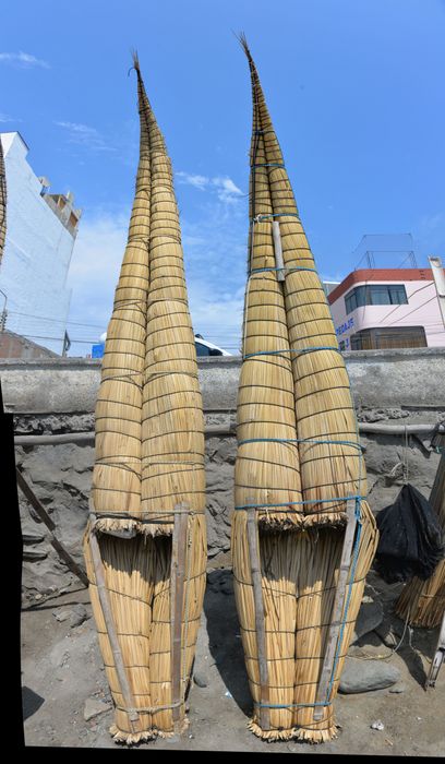 Caballitos de Totora, a 3000 Year Old Peruvian Traditional Native Reed Boat Design.