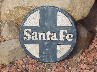 Santa Fe Railroad Emblem.