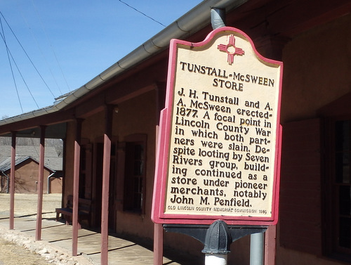 The Tunstall-McSween Store.