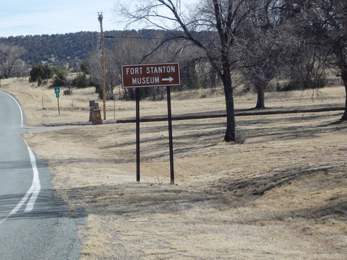 Riding out in a southeast direction, leaving Fort Stanton proper.