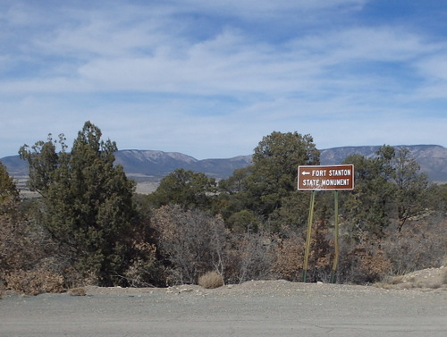 We were about halfway back to Fort Stanton.