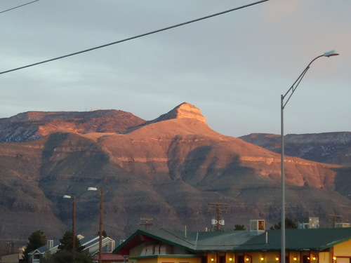 Evening, in Alamogordo, New Mexico.