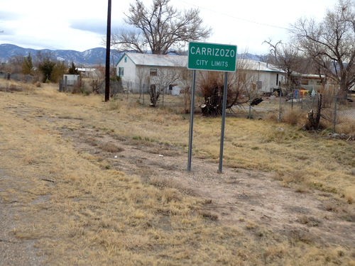 We were officially in Carrizozo, New Mexico.