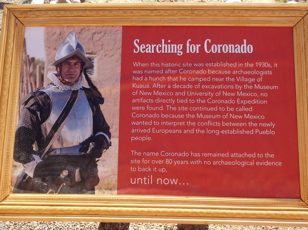 Coronado Visited the Kuaua Pueblo.