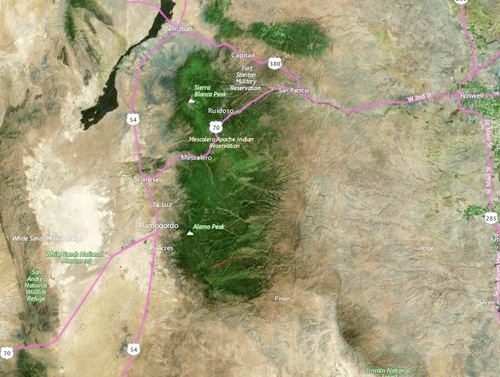 South-Central New Mexico Destination Area.