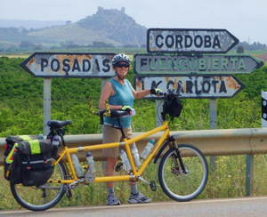 Andalucía Spain, Bicycle Tour, Cordoba Sign