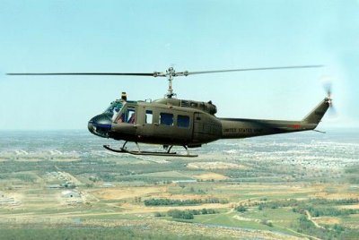 UH-1D, The smoothest flying of all Hueys.