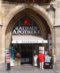 German Apotheke (Apothecary/Pharmacy).