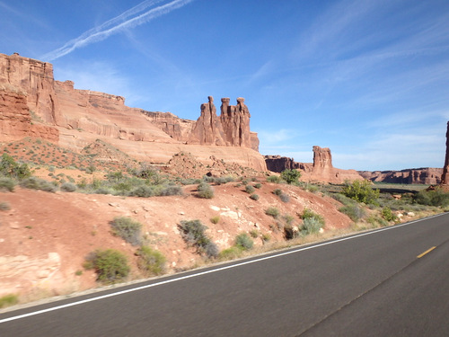 Arches NP, UT, by Tandem Bicycle.