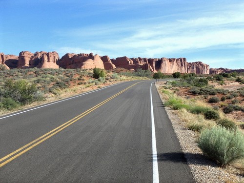 Arches NP, UT, by Tandem Bicycle.