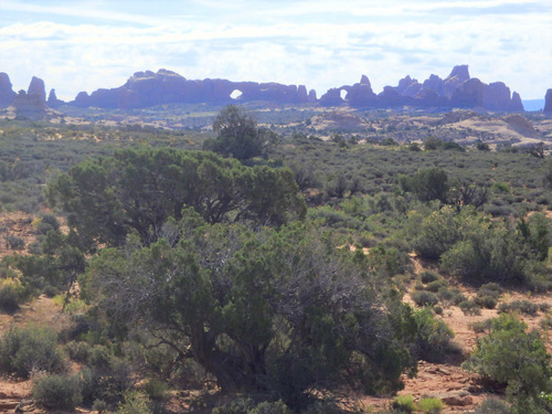 Windows and Arches, Arches NP, UT, by Tandem Bicycle.