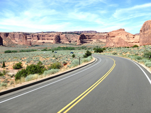 Arches NP, UT, by Tandem Bicycle.