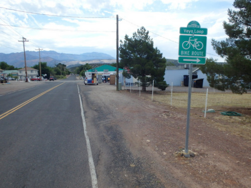 On our test ride we discovered that we were on Utah's Veyo Loop trail.