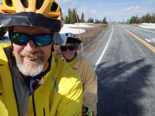 Denis, Terry, and the Bee took a motion selfie.