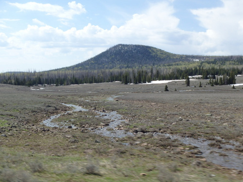 Generally heading southeast on UT-143, Dixie NF.