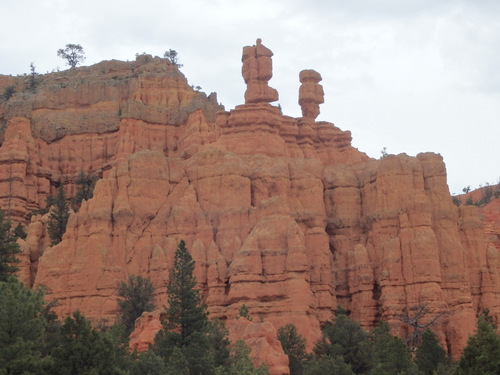 Hoodoos and Monuments.