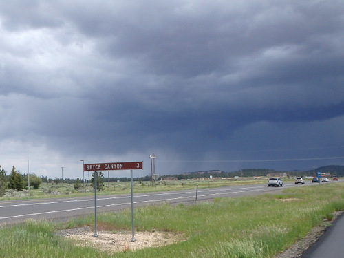 Continuing east on the bike trail, paralleling Utah Hwy-12.