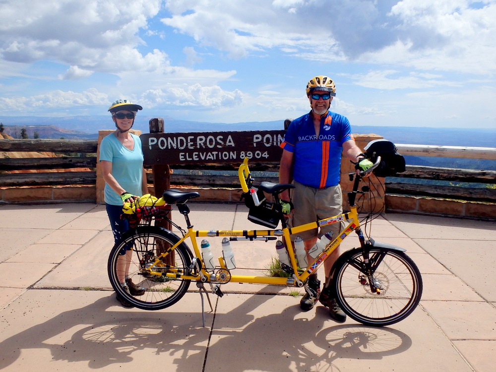 Dennis and Terry Struck with the Bee at Ponderosa Point, Bryce Canyon NP, Utah; 18 June 2019.