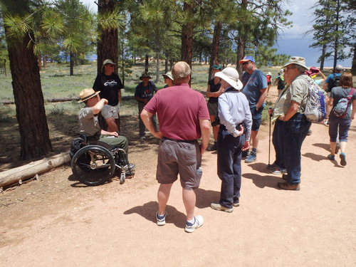 This Ranger had his audience enthralled.