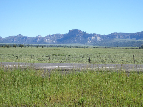 Riding west, parallel to UT-12.